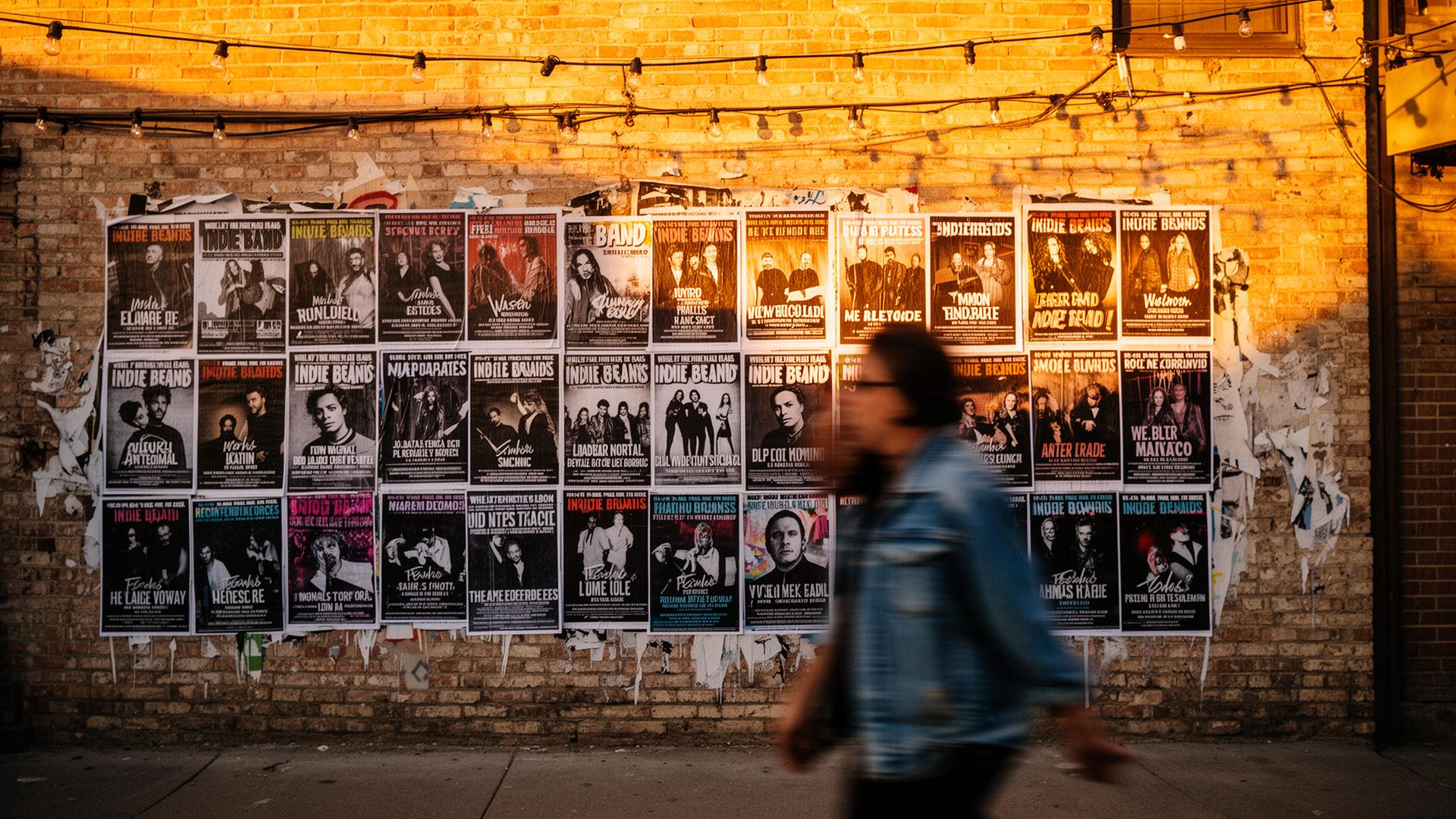 Indie Band Wall / Austin